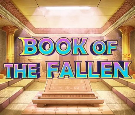 Book of the Fallen online game logo by Pragmatic Play on solcasino88.de